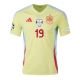 Spania Lamine Yamal #19 Tricou Fotbal Replică European 2024 Barbati Deplasare